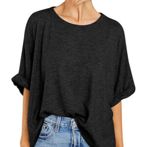 Summer Casual Short Sleeve Loose Tee